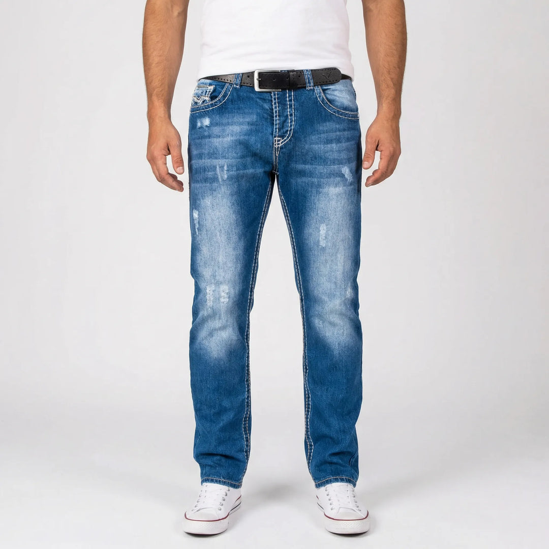Avslappnade klassiska vardagsjeans - Lewis