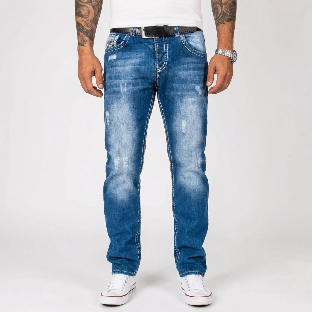 Avslappnade klassiska vardagsjeans - Lewis