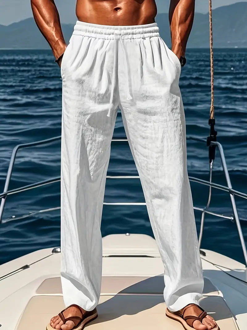 Avslappnade herrbyxor i smart casual-stil - Noel