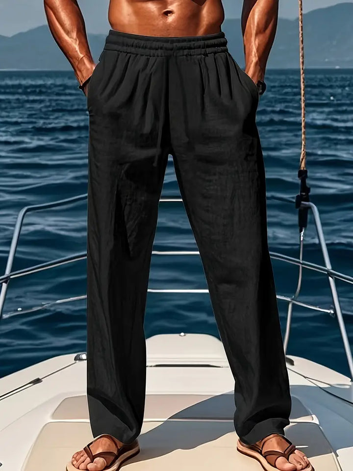 Avslappnade herrbyxor i smart casual-stil - Noel
