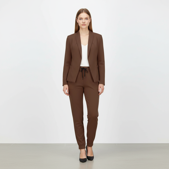 Blazer och byxor i lös stil - Jessica