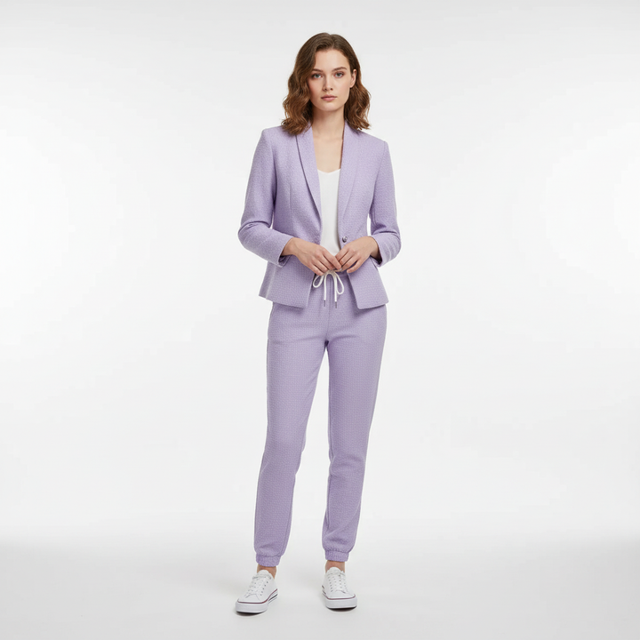 Blazer och byxor i lös stil - Jessica