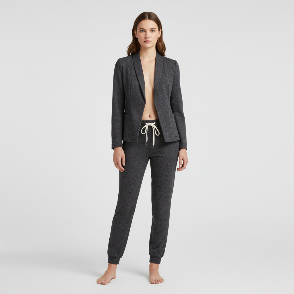 Blazer och byxor i lös stil - Jessica