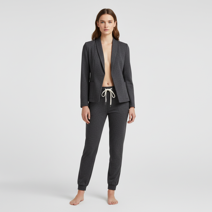 Blazer och byxor i lös stil - Jessica