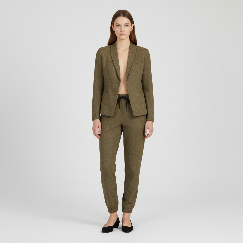 Blazer och byxor i lös stil - Jessica