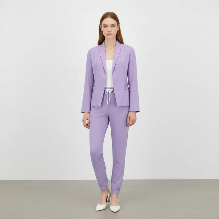 Blazer och byxor i lös stil - Jessica