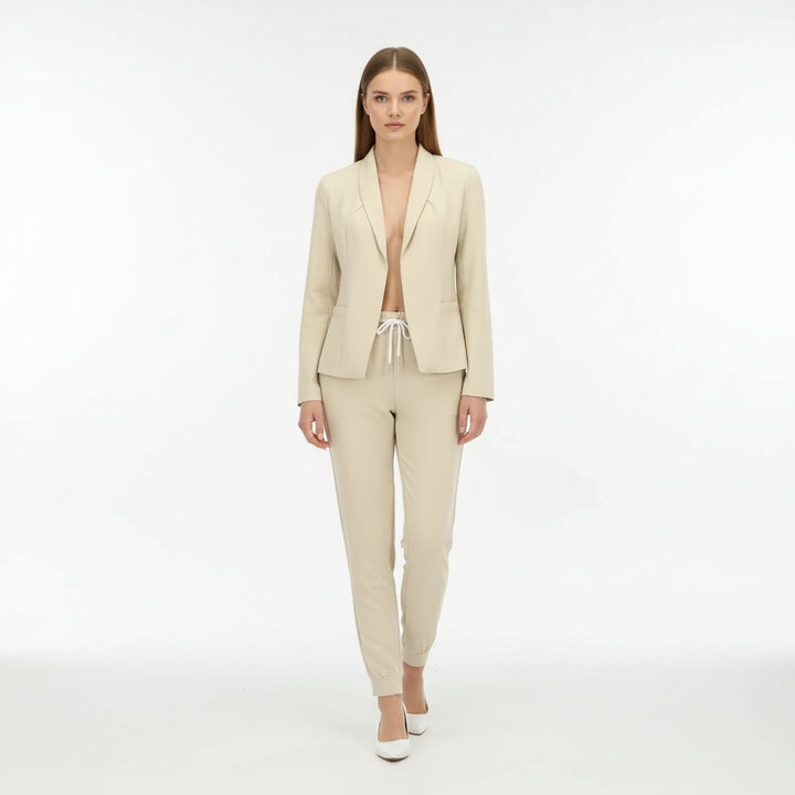 Blazer och byxor i lös stil - Jessica