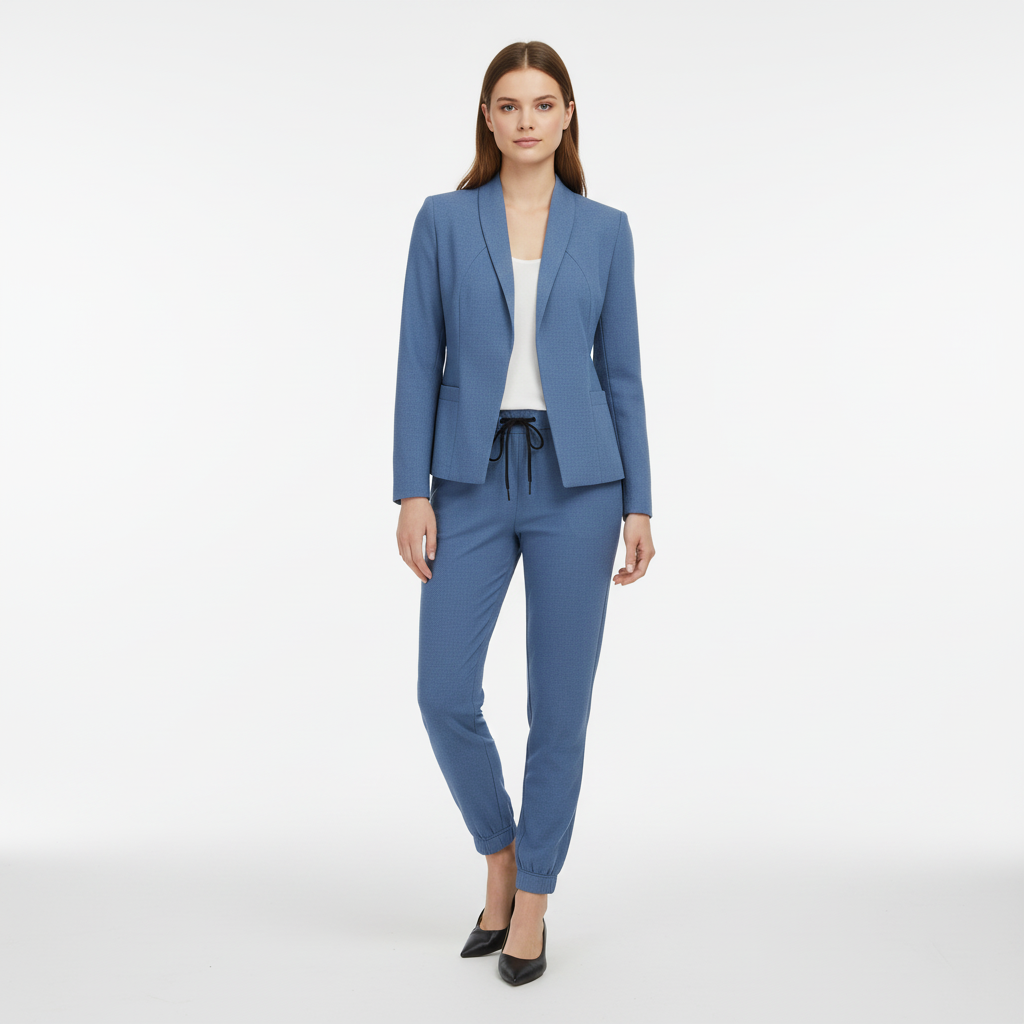 Blazer och byxor i lös stil - Jessica