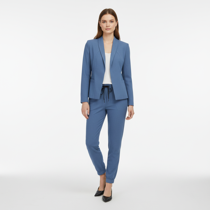 Blazer och byxor i lös stil - Jessica