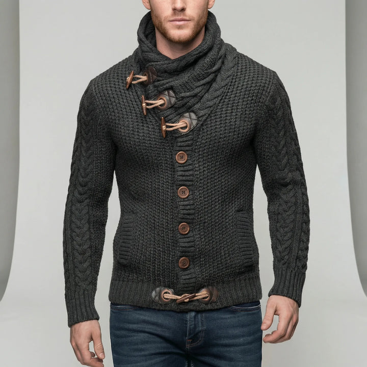 Avslappnad grovstickad cardigan - Ferdinand
