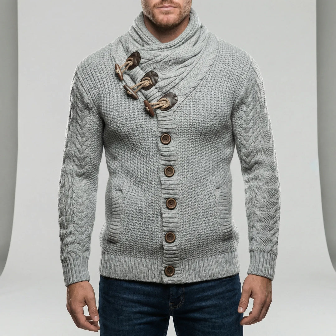 Avslappnad grovstickad cardigan - Ferdinand