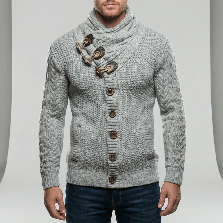 Avslappnad grovstickad cardigan - Ferdinand