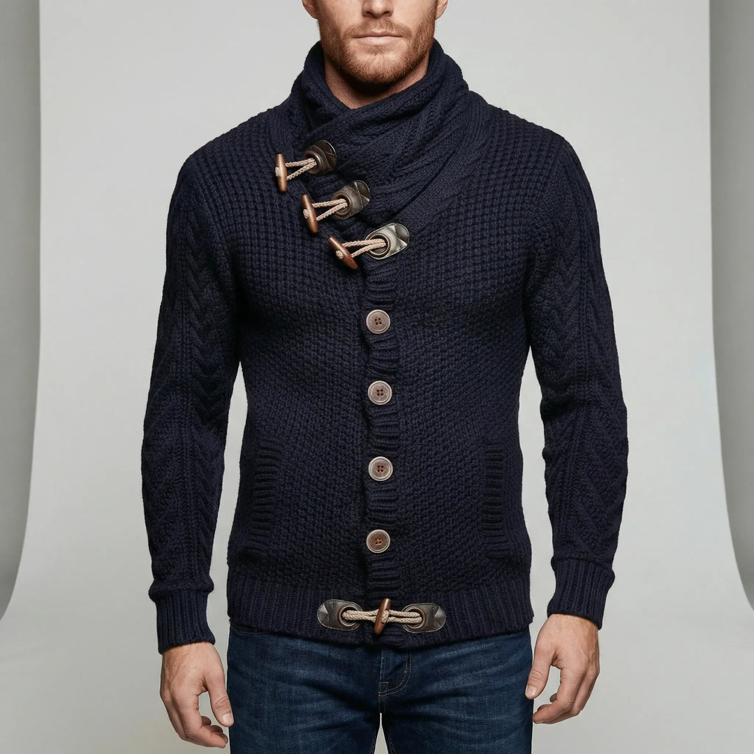 Avslappnad grovstickad cardigan - Ferdinand