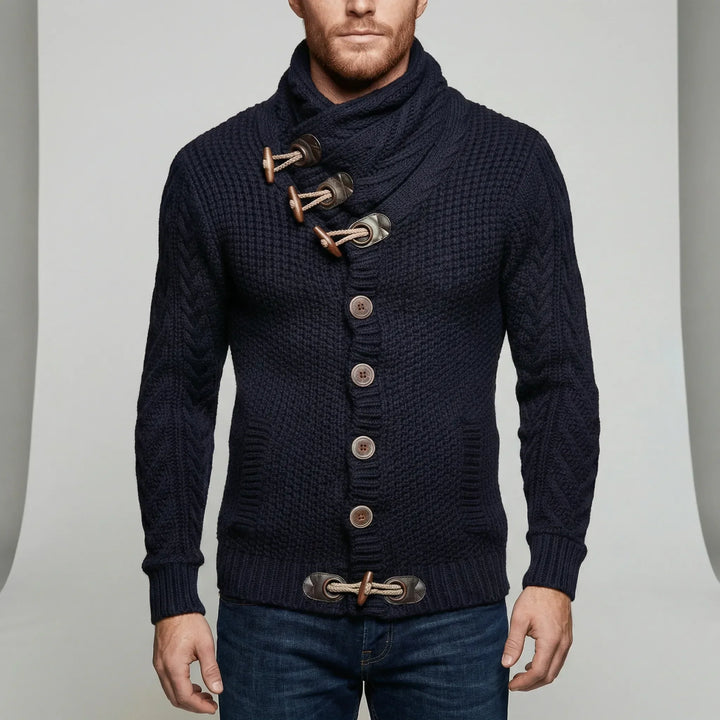 Avslappnad grovstickad cardigan - Ferdinand