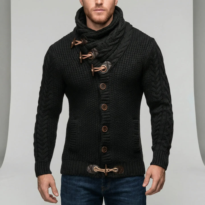 Avslappnad grovstickad cardigan - Ferdinand