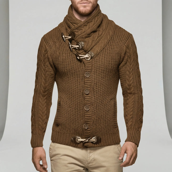 Avslappnad grovstickad cardigan - Ferdinand