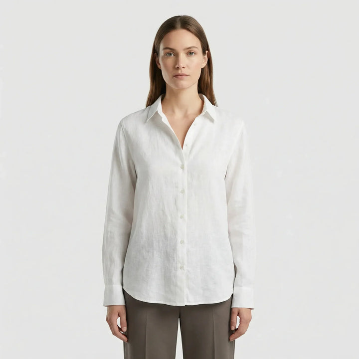 Lätt damblus med V-ringning - Rosemary