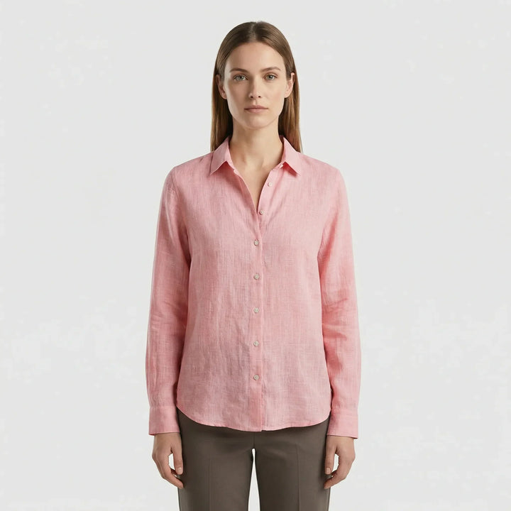 Lätt damblus med V-ringning - Rosemary
