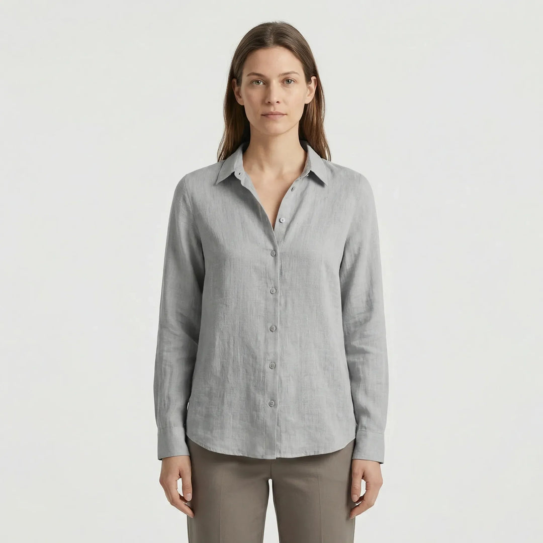 Lätt damblus med V-ringning - Rosemary