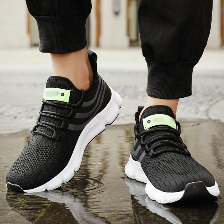 Mäns Lätta Gym Sneakers i Stilren Design