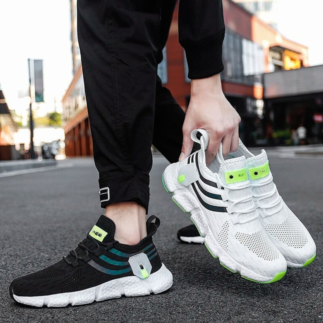 Mäns Lätta Gym Sneakers i Stilren Design