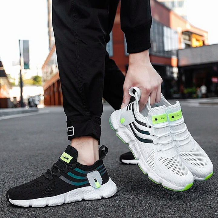 Mäns Lätta Gym Sneakers i Stilren Design