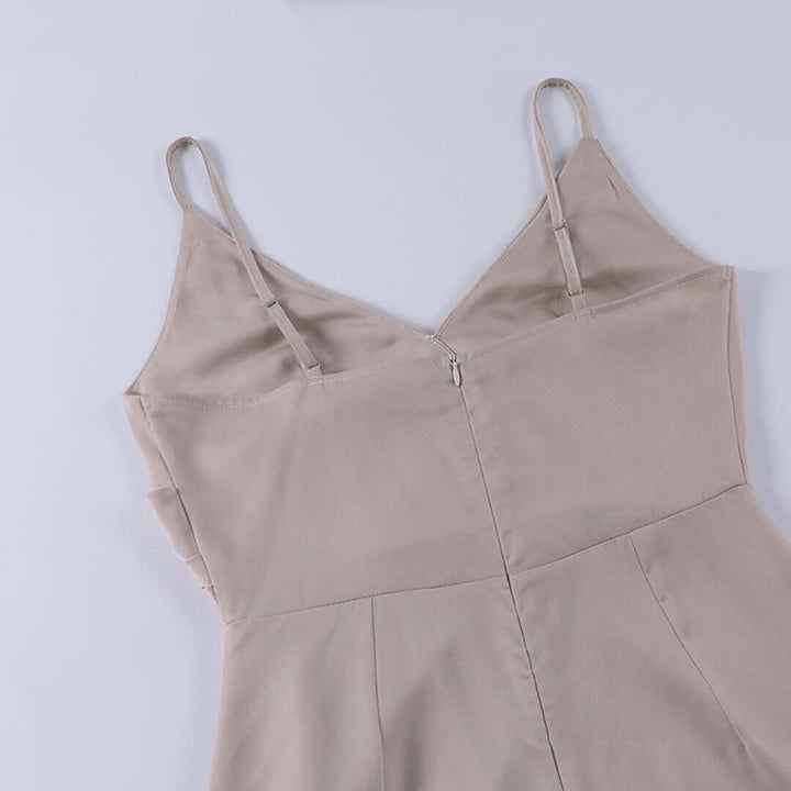 Maxiklänning | V-hals | Slits | Elegant klänning | Festklänning