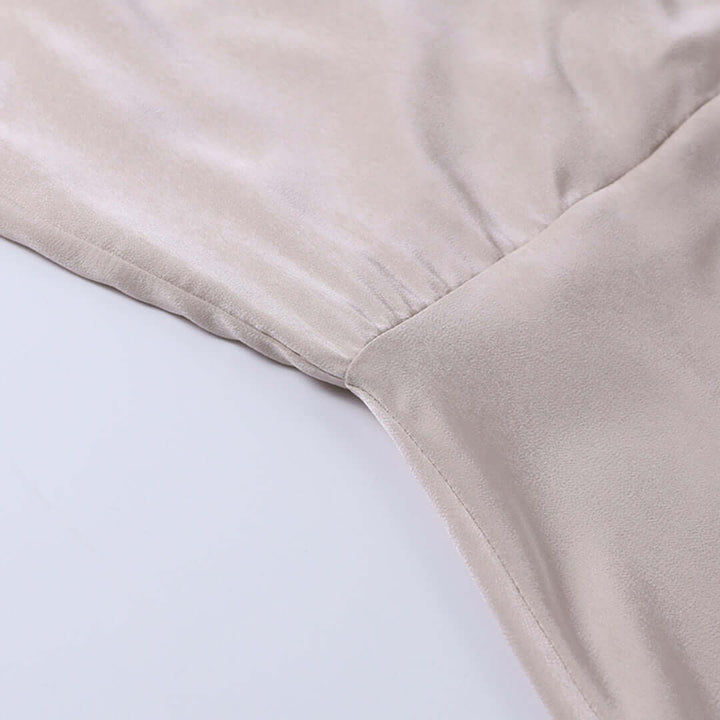 Maxiklänning | V-hals | Slits | Elegant klänning | Festklänning