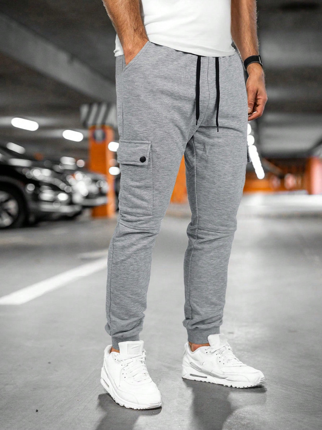 Herrbyxor i slim fit i streetwearstil – Virgil