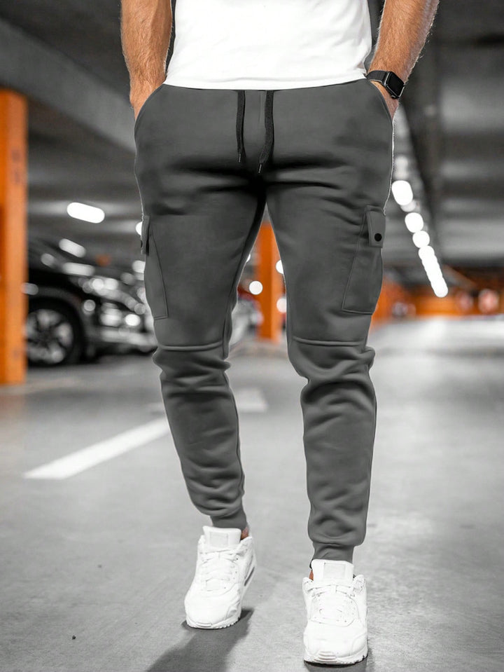 Herrbyxor i slim fit i streetwearstil – Virgil