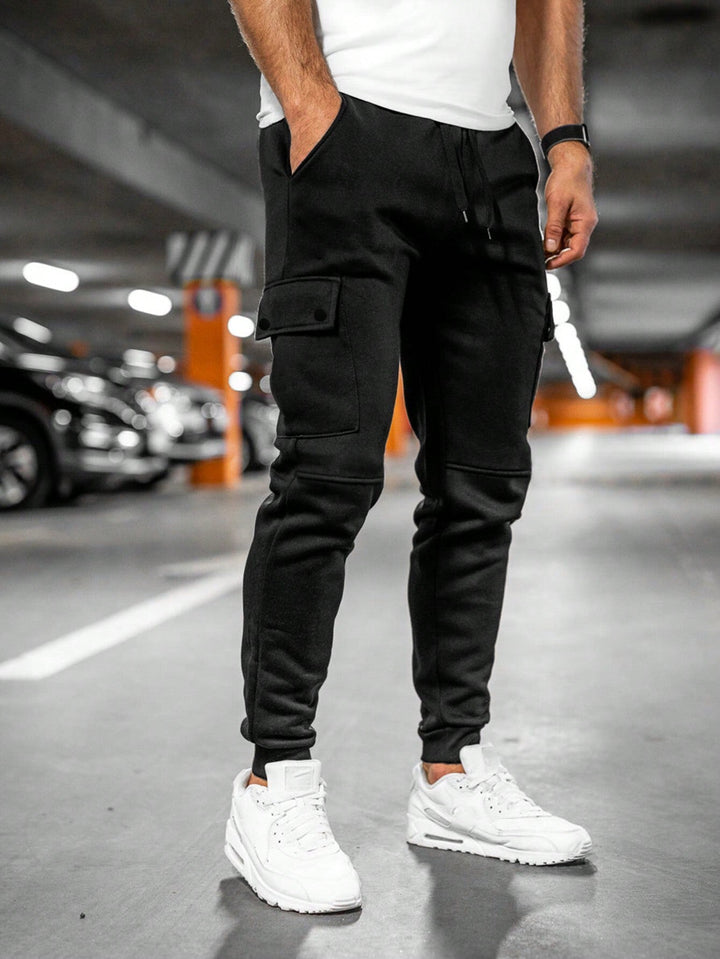 Herrbyxor i slim fit i streetwearstil – Virgil