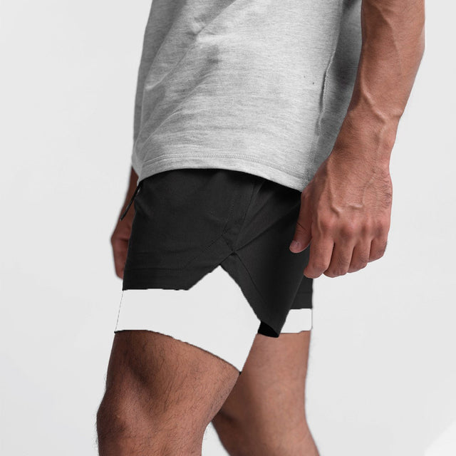 Trendiga sportshorts med andningsbart material och sidoficka – Marky
