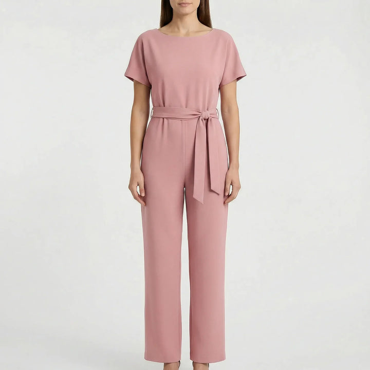 Minimalistisk jumpsuit med vida ben - Lavinia