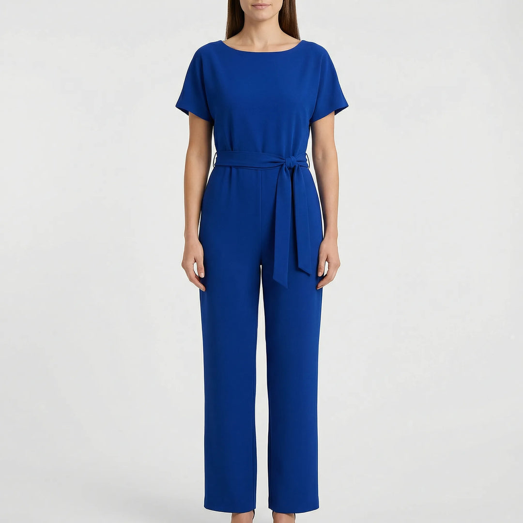 Minimalistisk jumpsuit med vida ben - Lavinia