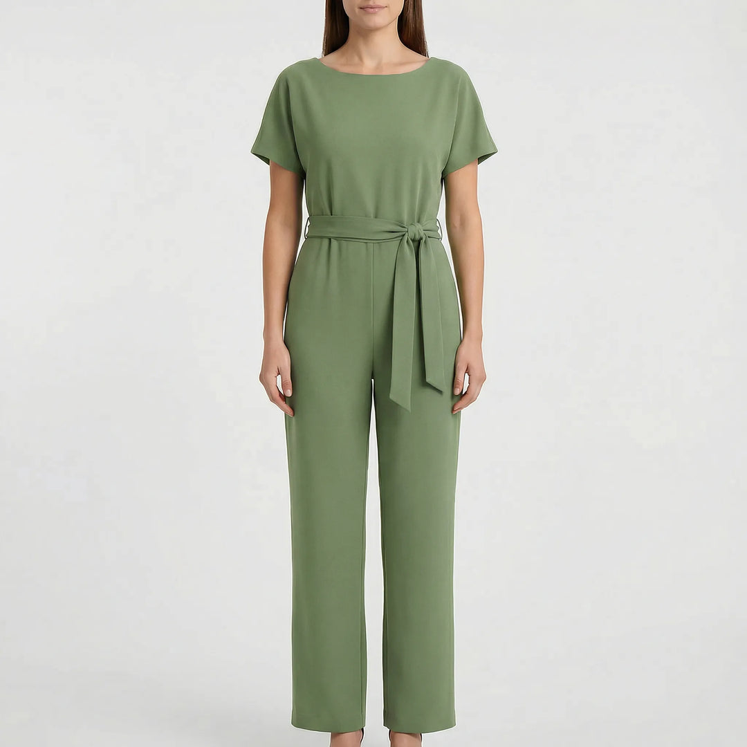 Minimalistisk jumpsuit med vida ben - Lavinia