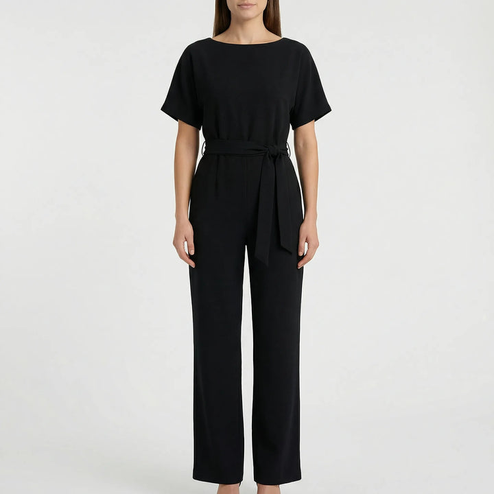 Minimalistisk jumpsuit med vida ben - Lavinia