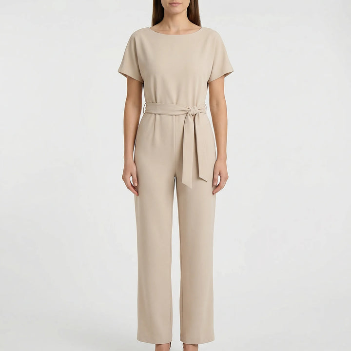 Minimalistisk jumpsuit med vida ben - Lavinia