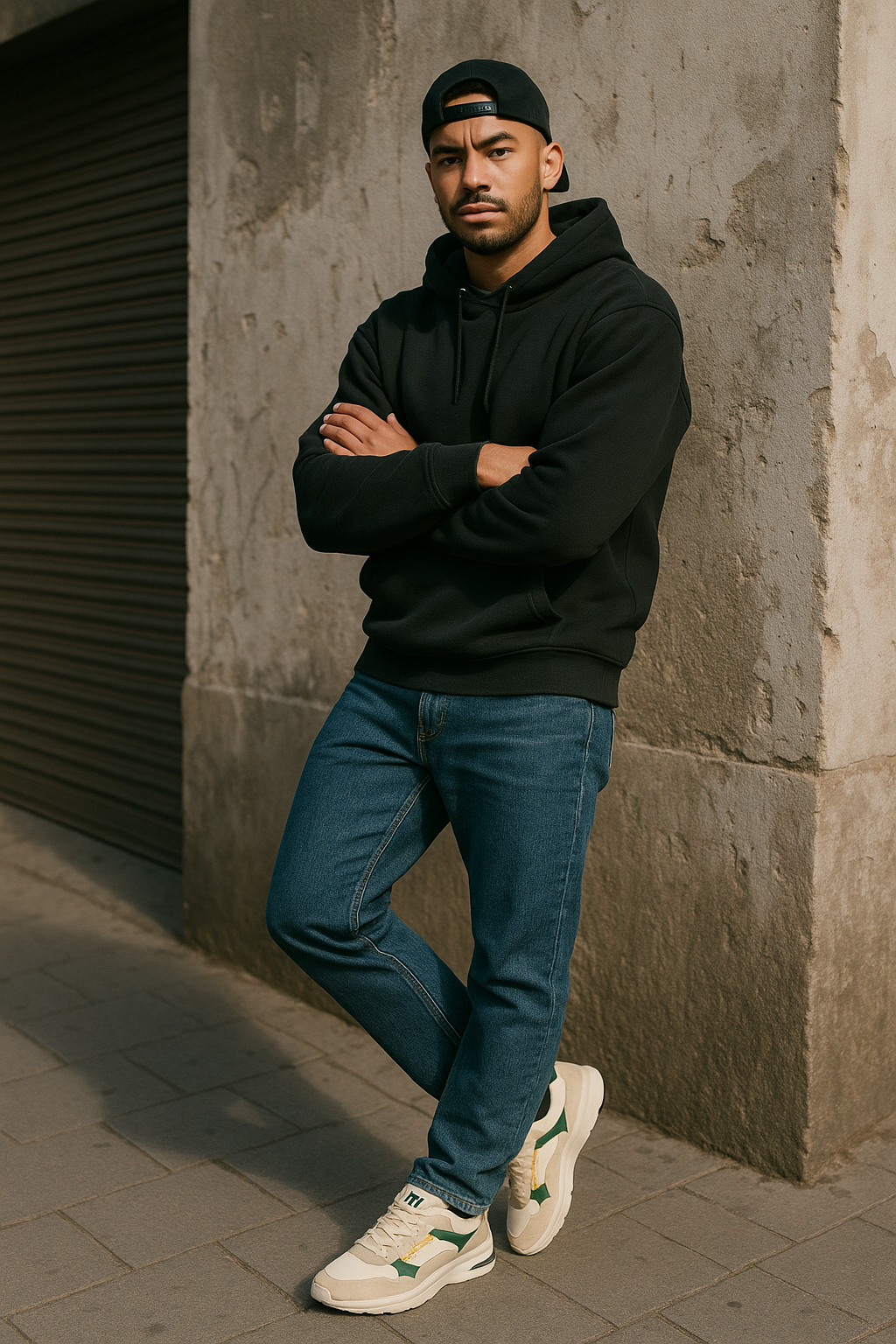 Herr Sneakers Minimalistiska