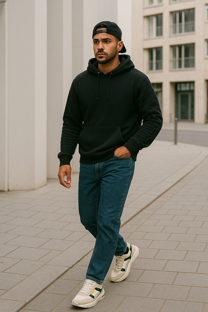 Herr Sneakers Minimalistiska