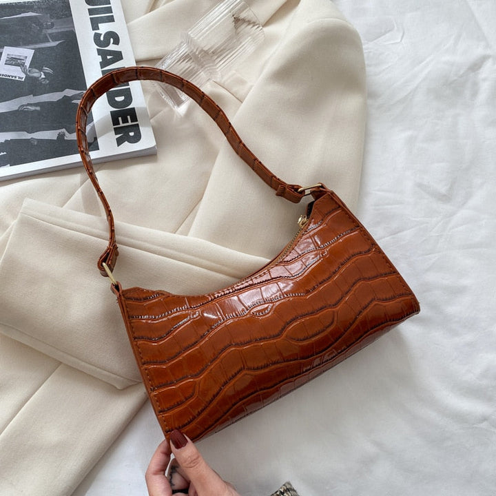 Lindholm & Berg | Modische Exquisite Shoppingväska Tote Axelväskor Enfärgad Kettväska för Damer