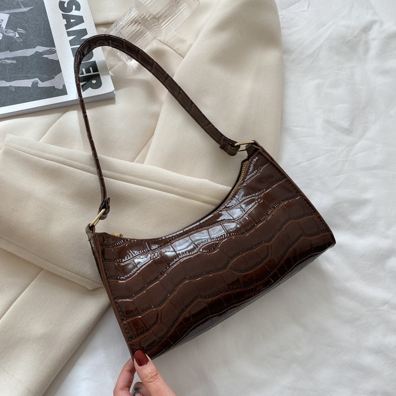 Lindholm & Berg | Modische Exquisite Shoppingväska Tote Axelväskor Enfärgad Kettväska för Damer