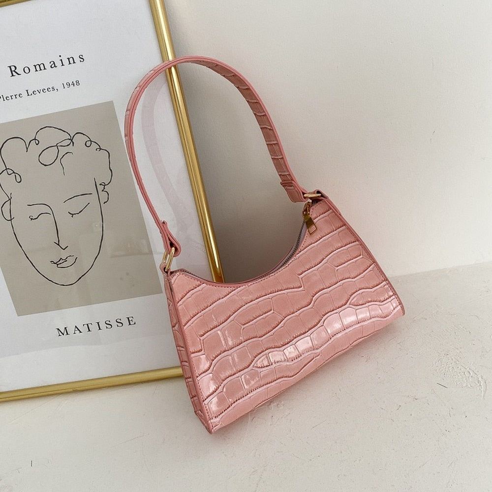 Lindholm & Berg | Modische Exquisite Shoppingväska Tote Axelväskor Enfärgad Kettväska för Damer