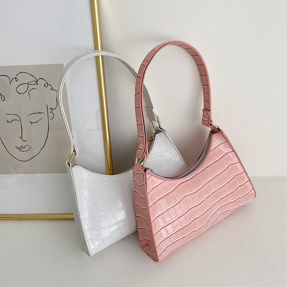 Lindholm & Berg | Modische Exquisite Shoppingväska Tote Axelväskor Enfärgad Kettväska för Damer