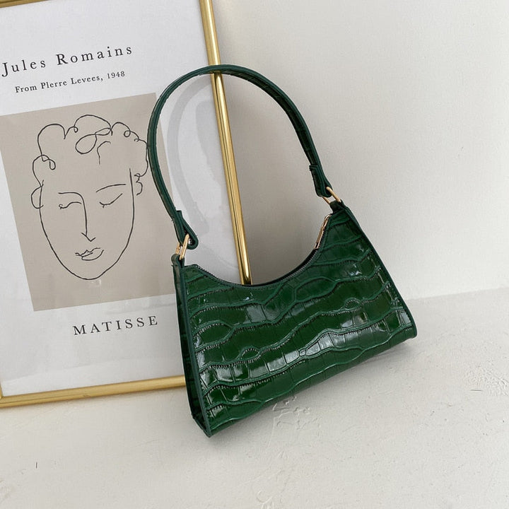 Lindholm & Berg | Modische Exquisite Shoppingväska Tote Axelväskor Enfärgad Kettväska för Damer