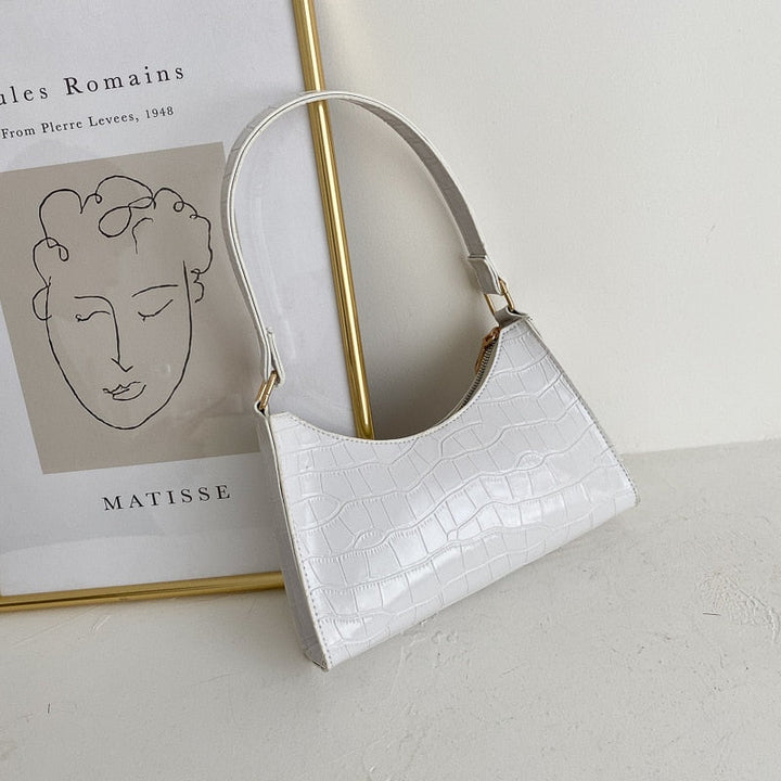 Lindholm & Berg | Modische Exquisite Shoppingväska Tote Axelväskor Enfärgad Kettväska för Damer