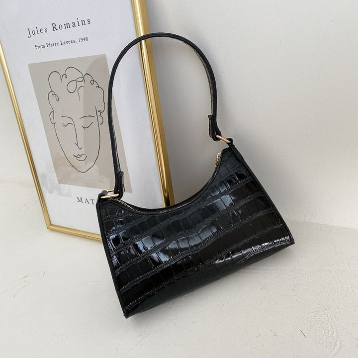 Lindholm & Berg | Modische Exquisite Shoppingväska Tote Axelväskor Enfärgad Kettväska för Damer