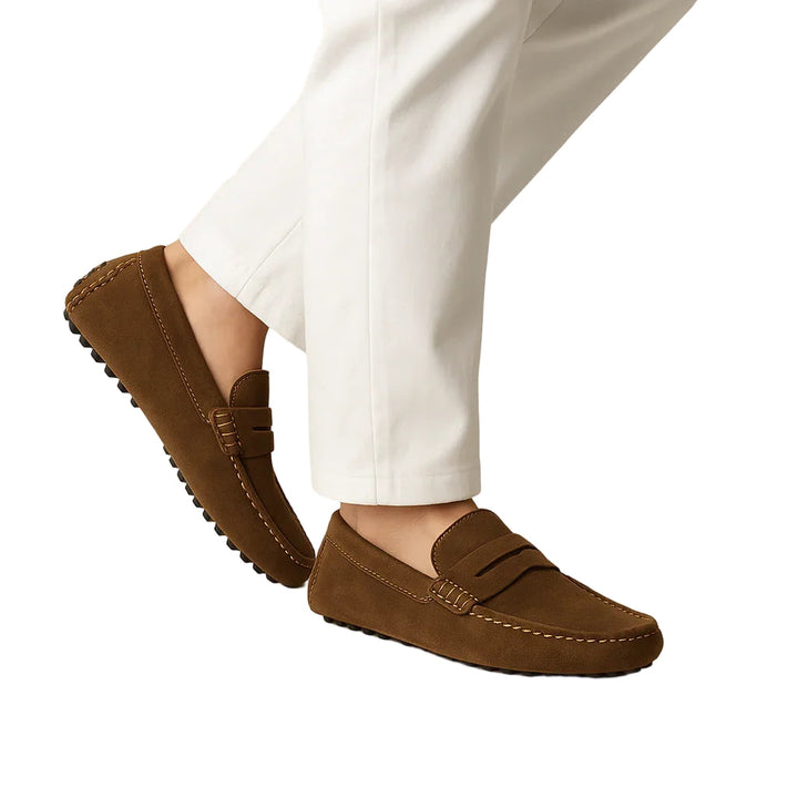 Mäns Italienska Loafers i Klassisk Stil