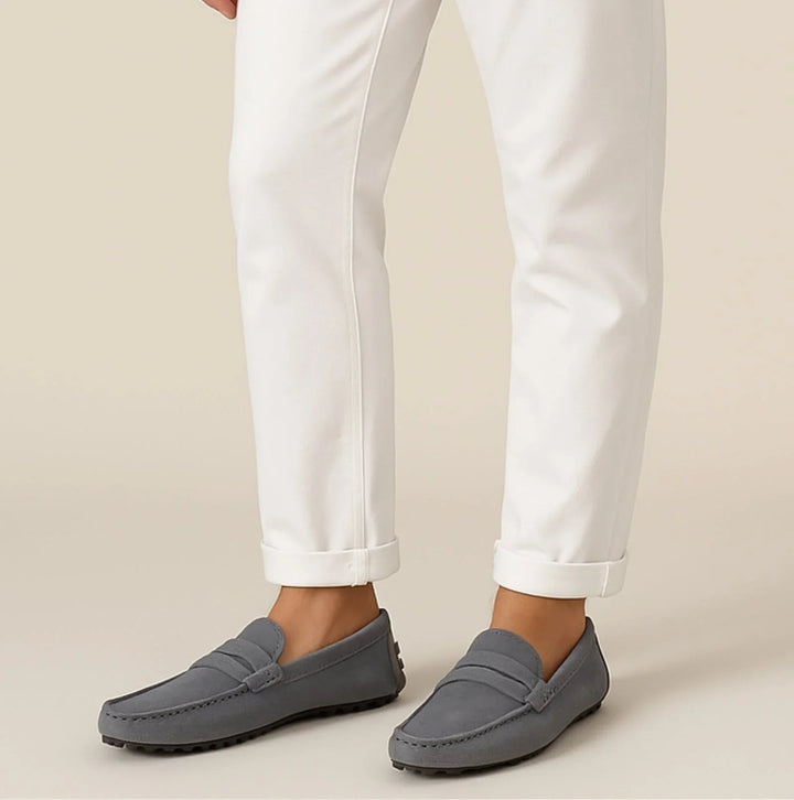 Mäns Italienska Loafers i Klassisk Stil