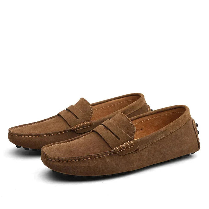 Mäns Italienska Loafers i Klassisk Stil