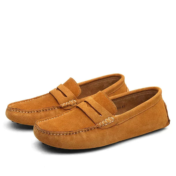 Mäns Italienska Loafers i Klassisk Stil